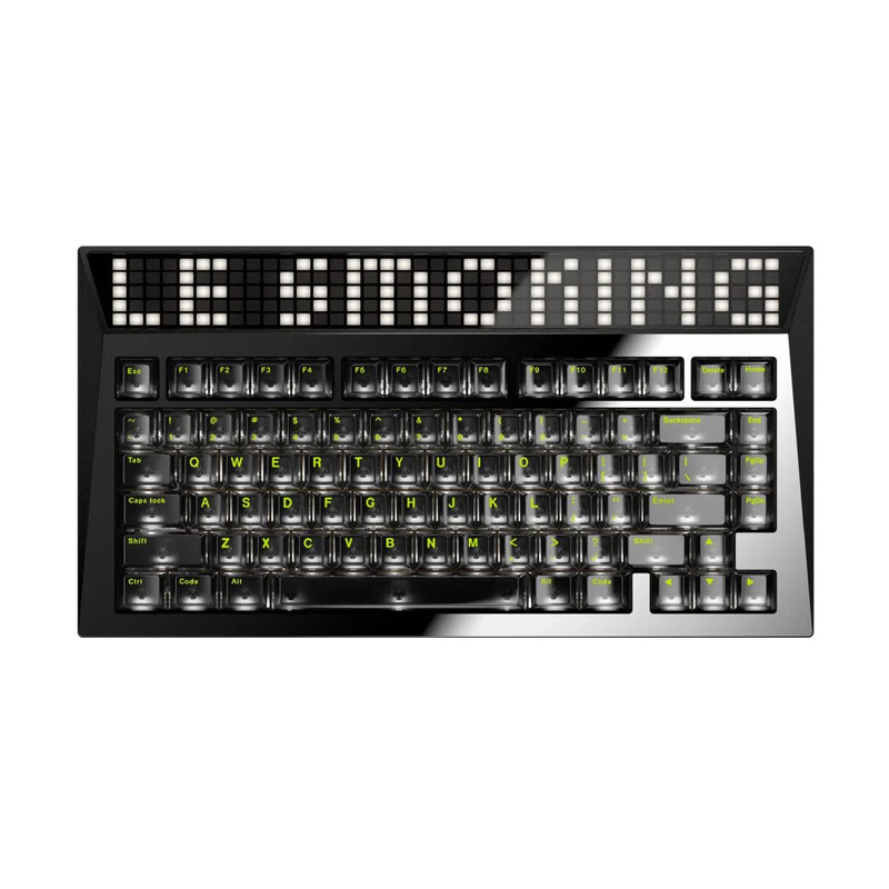 AngryMiao Cyberboard R2 Le Smoking Wireless Keyboard Limited Edition - Jet Black - لوحة مفاتيح